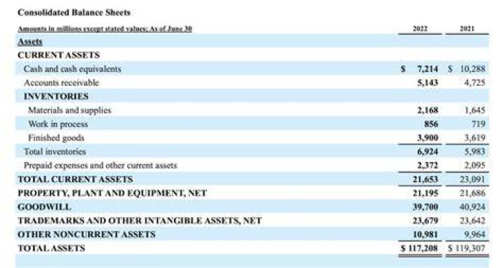Is merchandise inventory reported in the long-term assets section of the balance sheet?