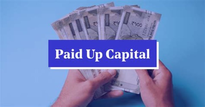 Is paid up capital debit or credit?