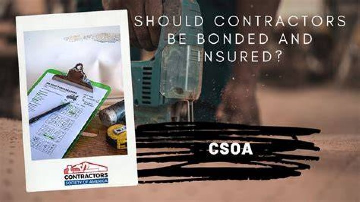 Should all contractors be bonded?