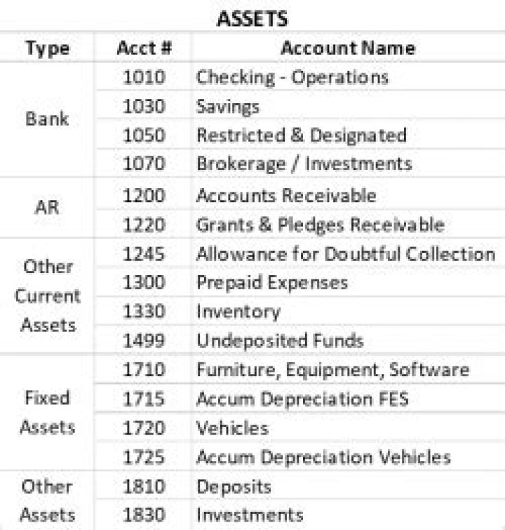What accounts are asset accounts?