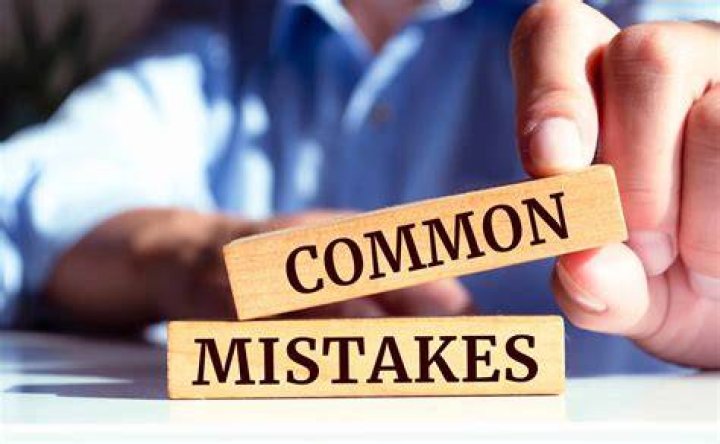 What are common mistakes in PPT?