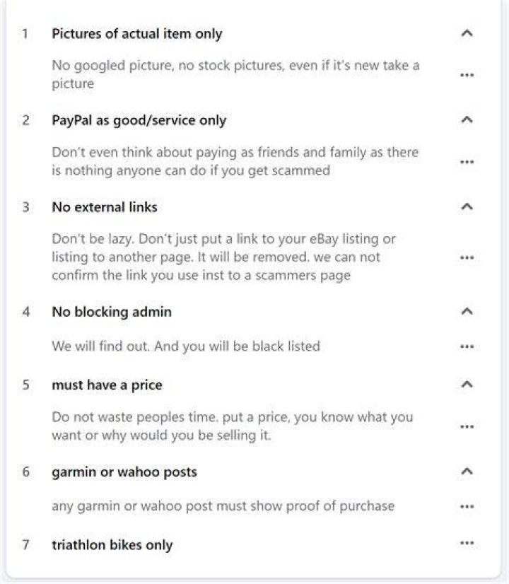 What are good rules for a Facebook group?