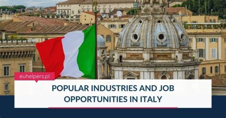 What are main industries in Italy?