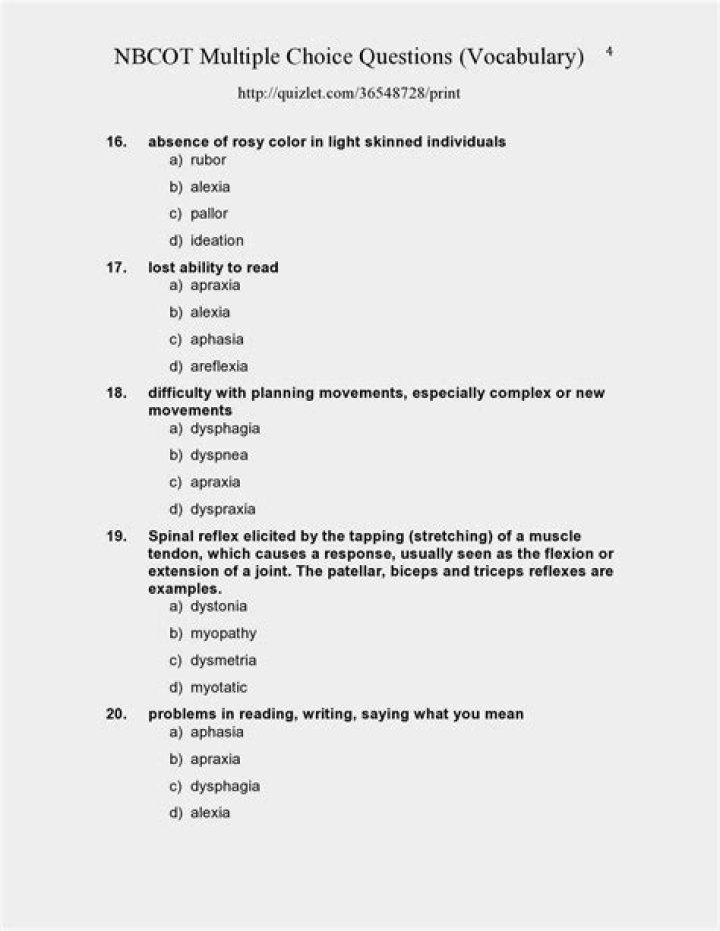 What are multiple choice questions?