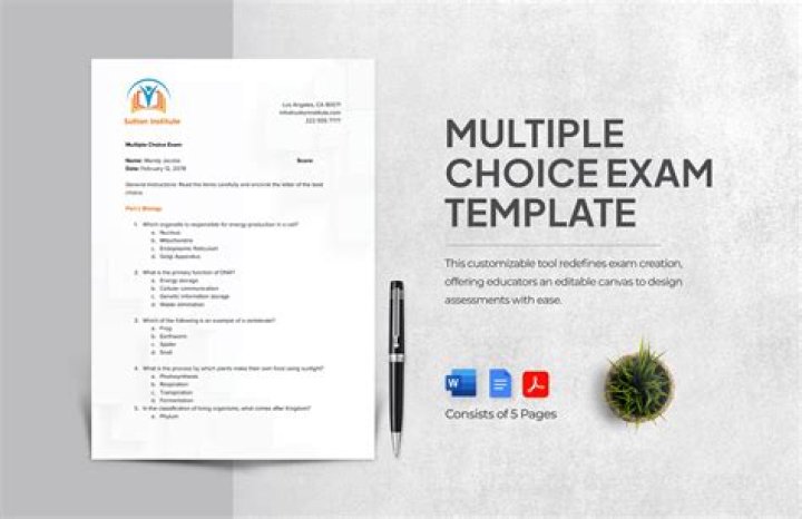 What are some guidelines of multiple choice test?