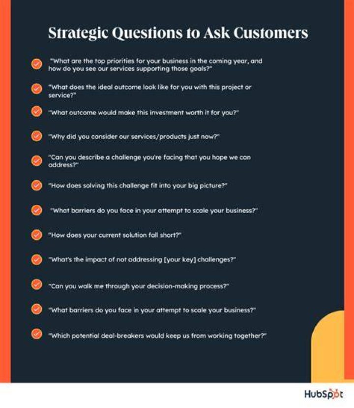 What are some questions to ask customers about your business?
