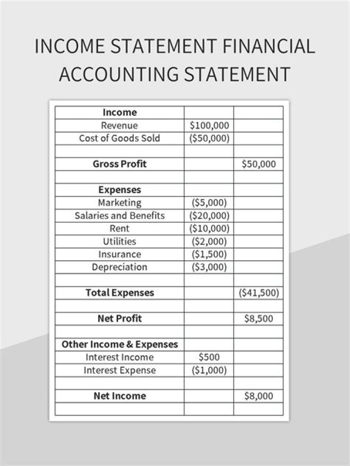 What are the 2 formats of income statement?