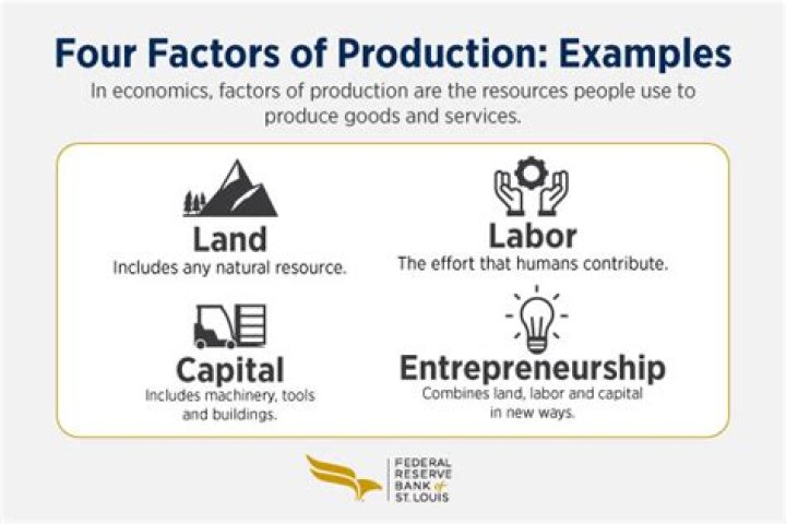 What are the 4 factors of production and examples?
