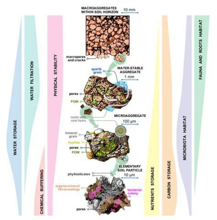 What are the 4 main types of aggregates?