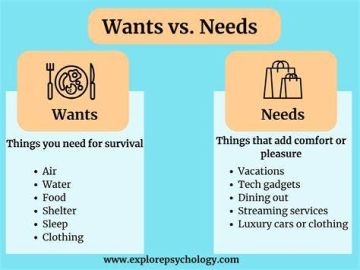 What are the 6 things a customer wants?