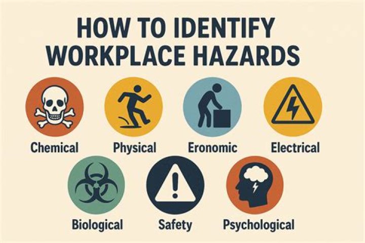 What are the 7 types of hazards in the workplace?