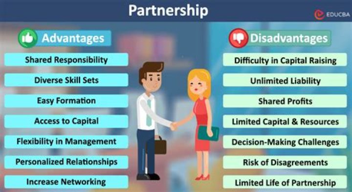 What are the advantages of being in a partnership?