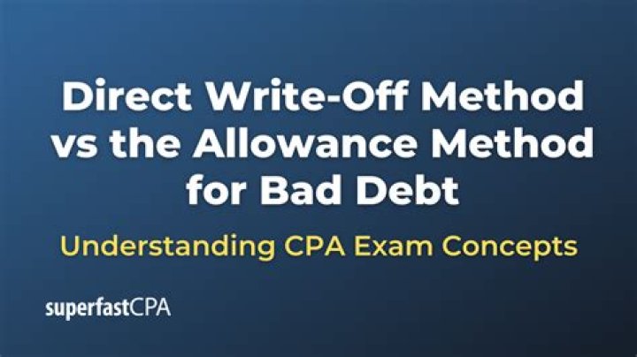 What are the bad debts accounted for under the direct write-off method What are the disadvantages of this method?