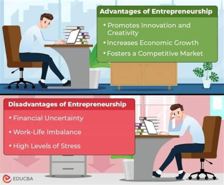 What are the benefits and drawbacks of entrepreneurship?