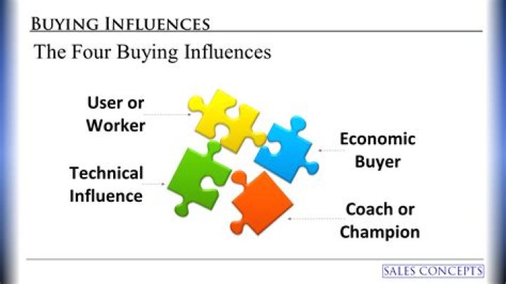What are the buying influences?