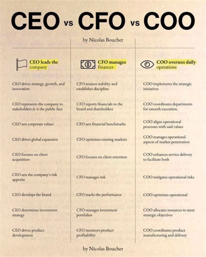 What are the duties of a CFO?
