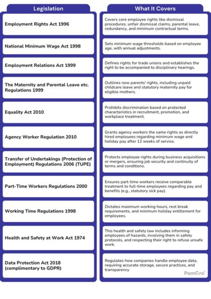 What are the employment laws that impact human resources?