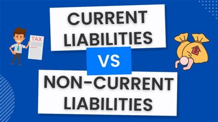 What are the examples of current and non-current liabilities?