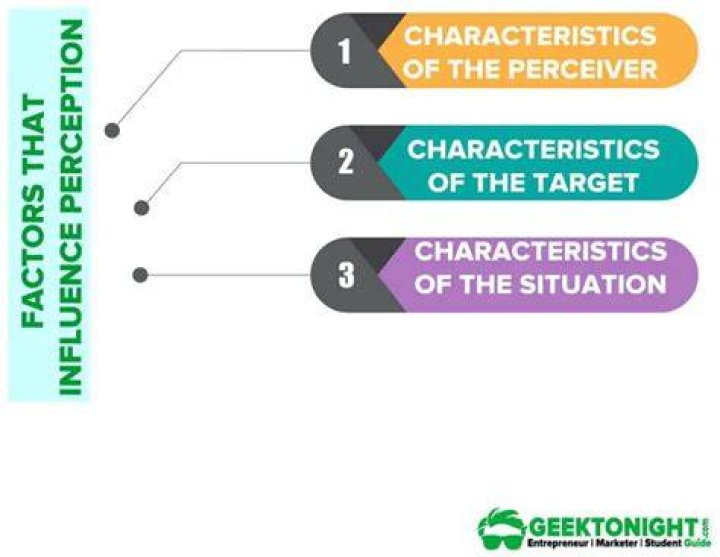 What are the factors that affect our perception?
