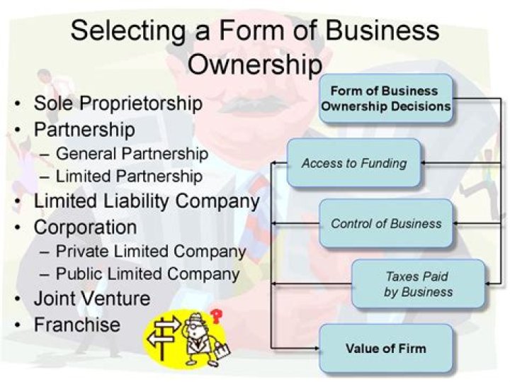 What are the forms of business organization?
