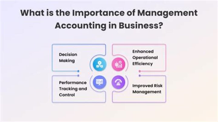 What are the importance of management accounting in a manufacturing industry?