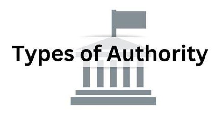 What are the important types of authority?