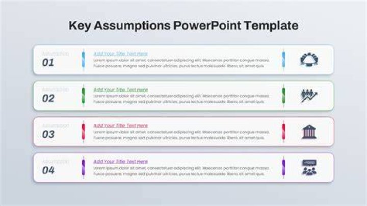 What are the key assumptions in a business plan?