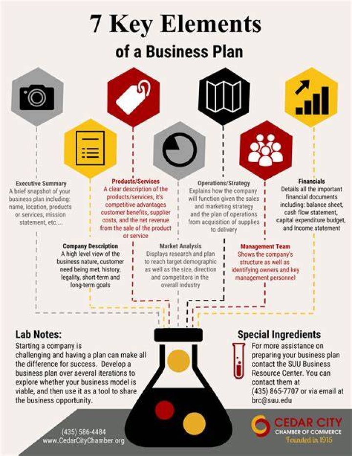What are the key elements of a business plan?