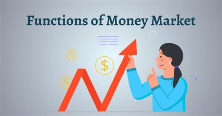 What are the three functions of money market?