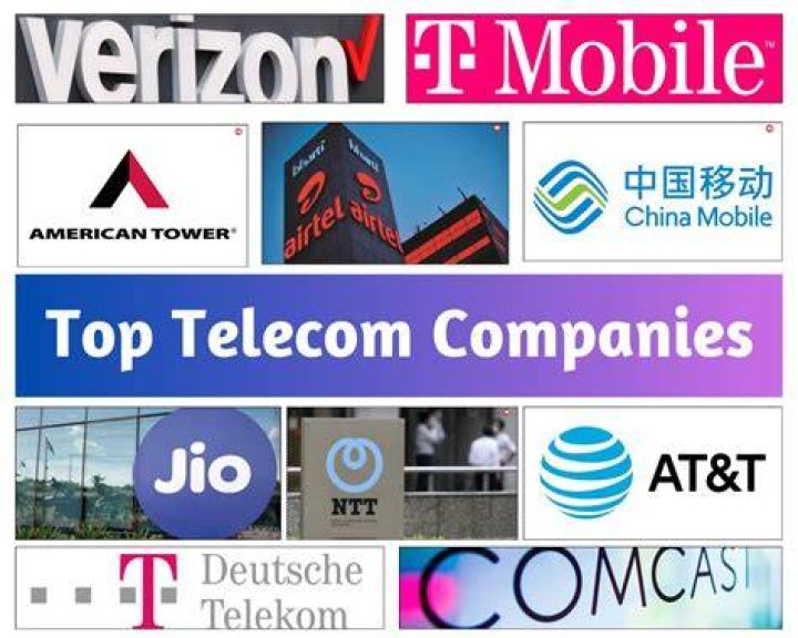 What are the top 5 telecommunications companies?