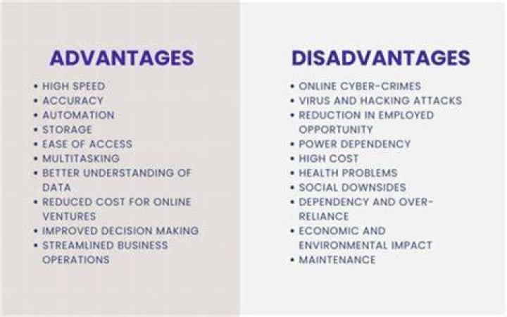 What are two disadvantages of using electronic spreadsheets?