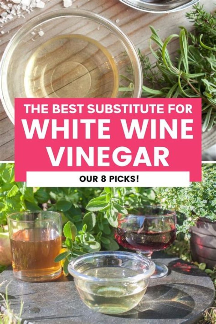 What can I replace rice wine vinegar with?