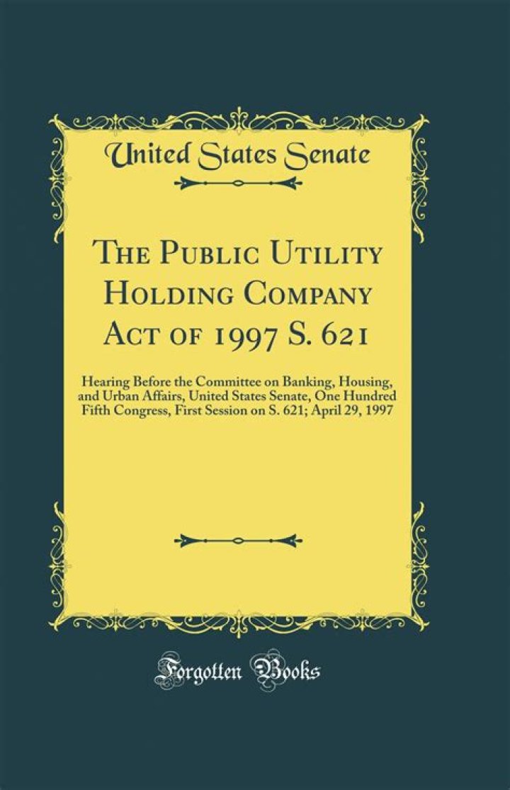 What did the Public Utility Holding Company Act do?