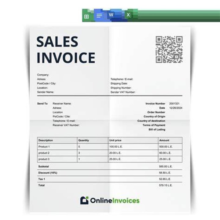 What do I do with a sales invoice?
