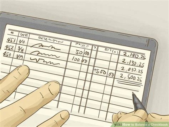 What do you balance your checkbook on?