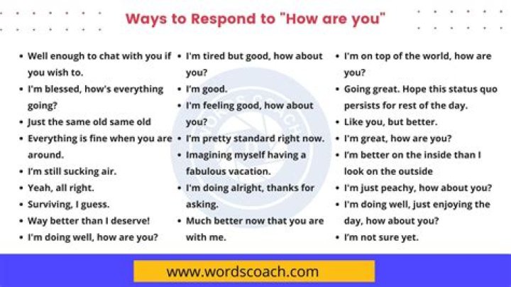 What do you reply when someone says you have no idea?