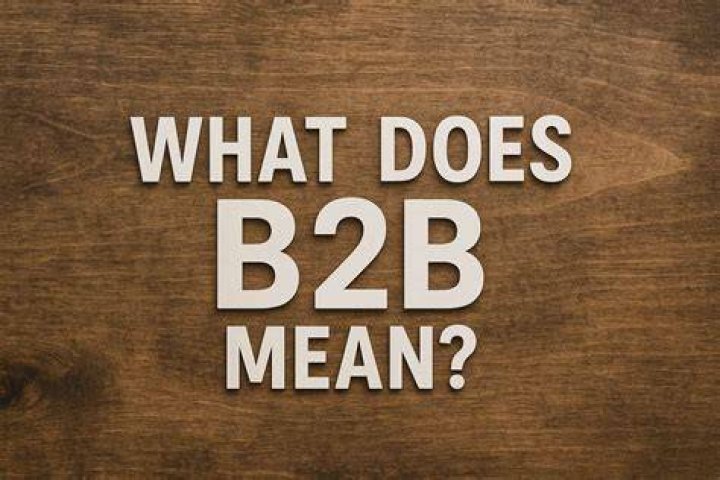 What does B2B site mean?