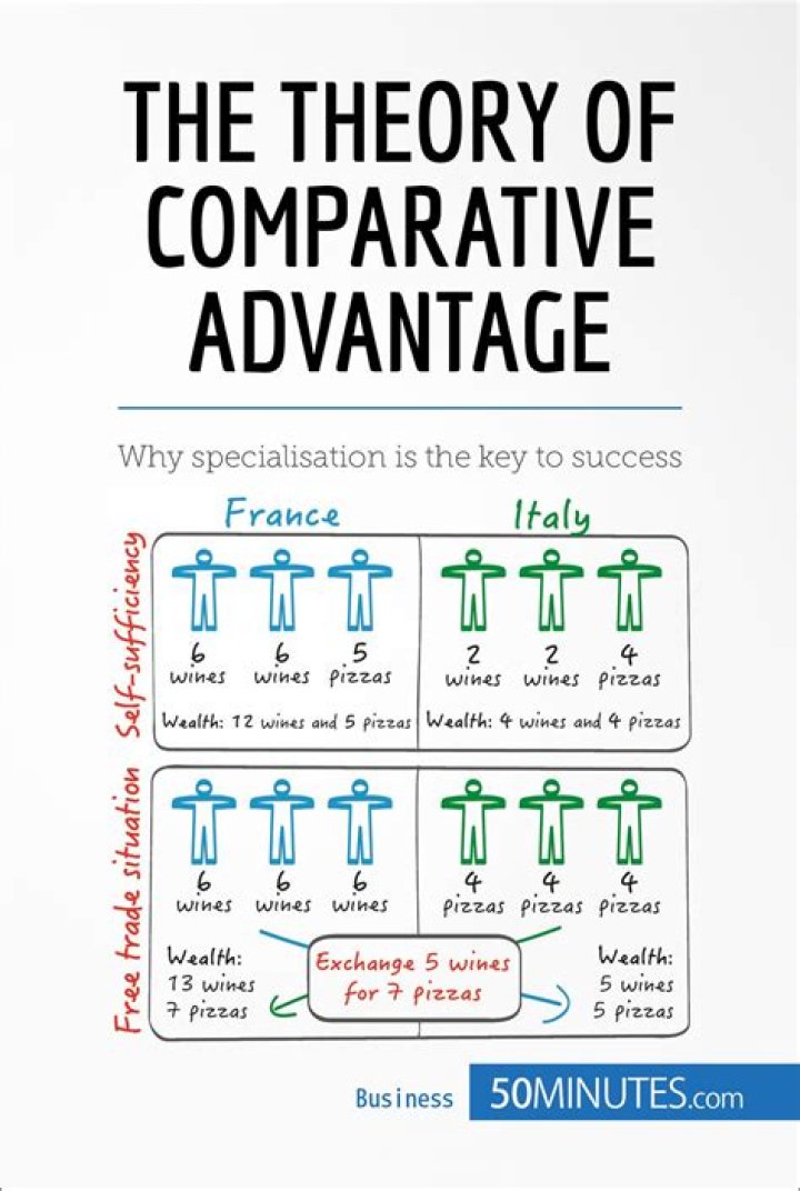 What does the theory of comparative advantage state?