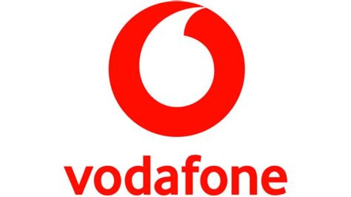 What does the Vodafone logo represent?