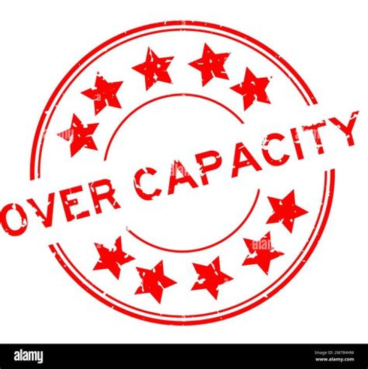 What does the word overcapacity mean?