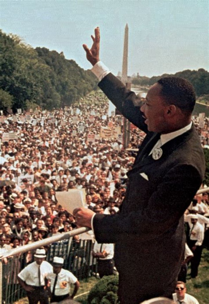 What famous speech did MLK give at the strike?
