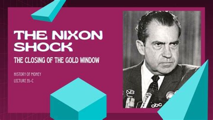 What happened when Nixon closed the gold window?