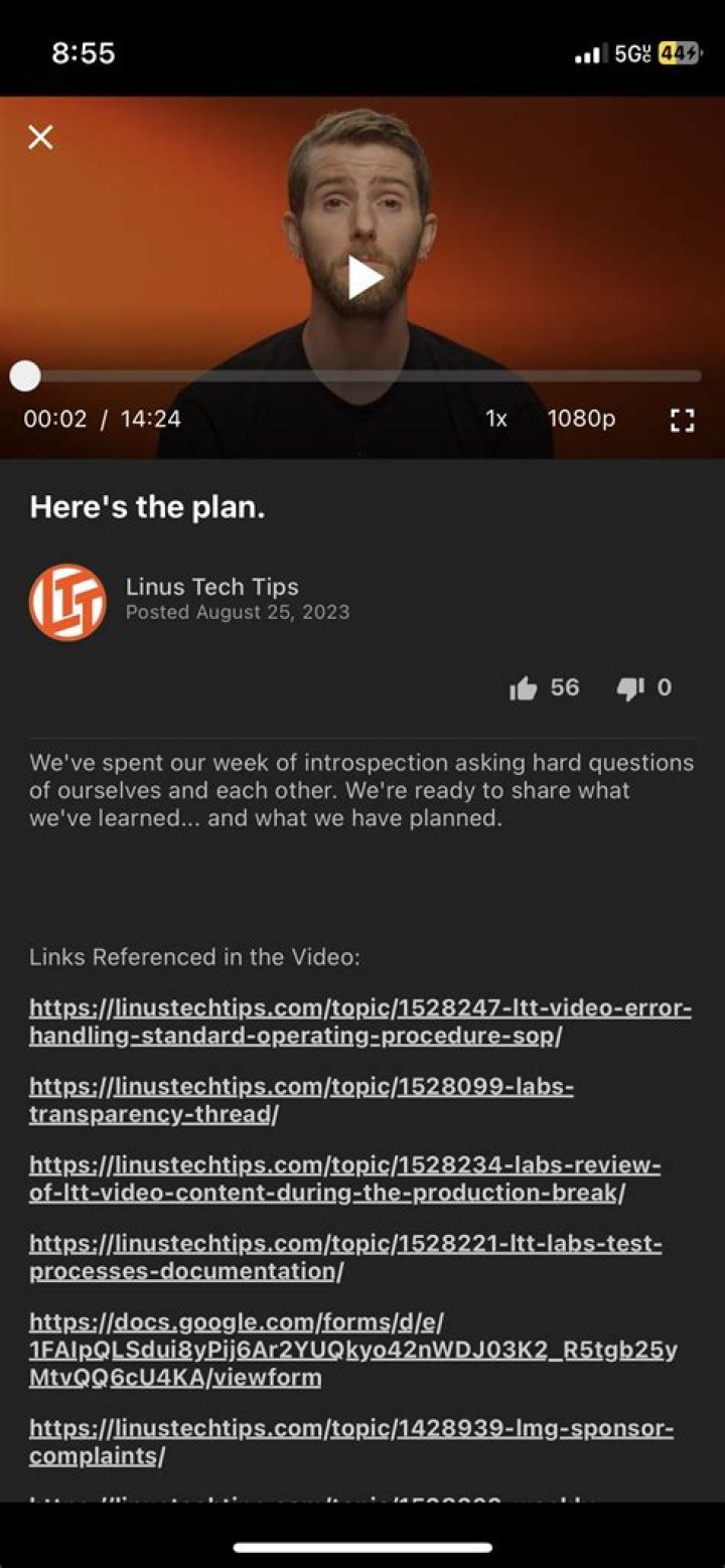What happens when a video goes private on YouTube?