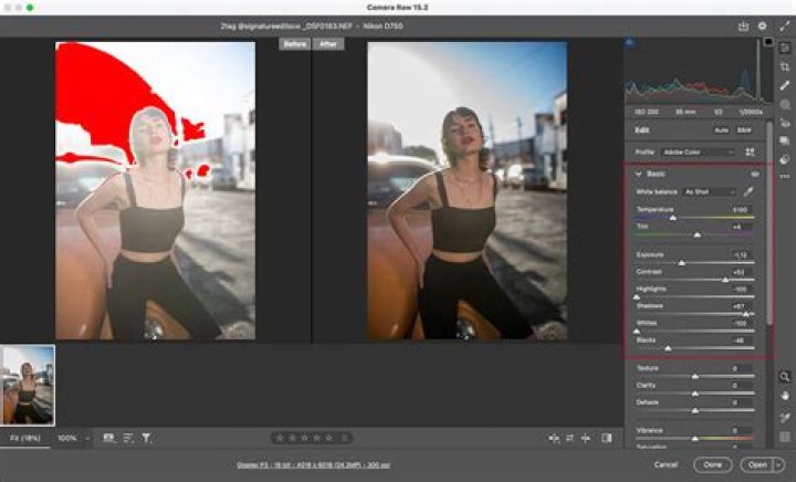 What happens when you over expose?