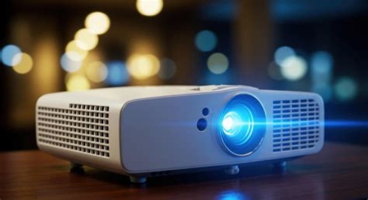 What is a multimedia projector used for in an office?