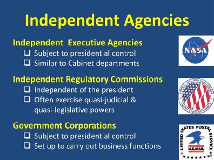 What is an independent executive agency AP Gov?