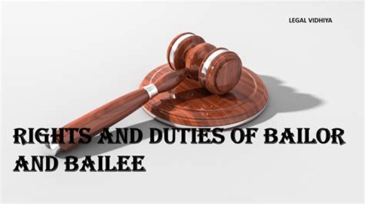 What is bailment explain the rights and duties of bailor and bailee towards each other?