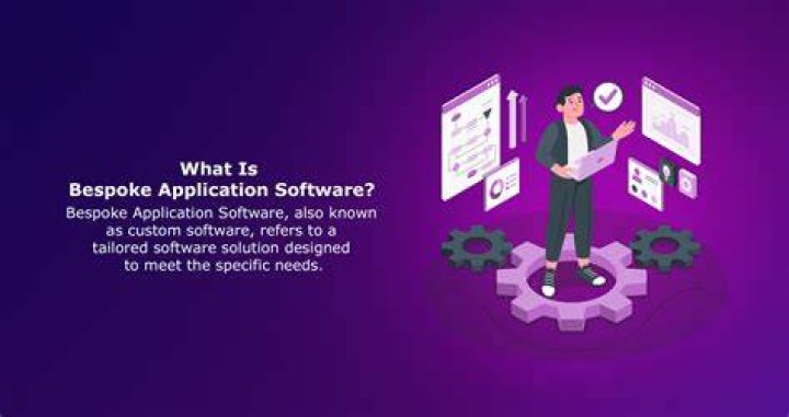 What is bespoke application software?