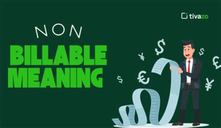 What is billable and non-billable expenditure?