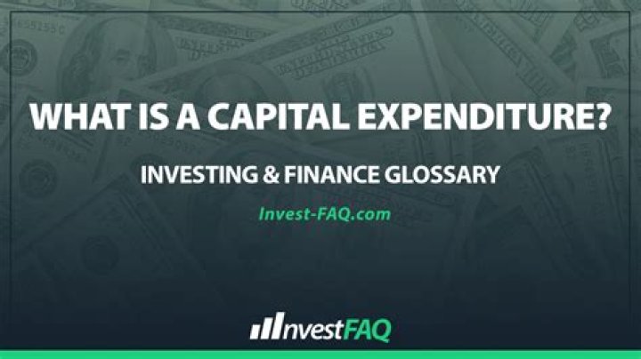 What is capital capital expenditure?